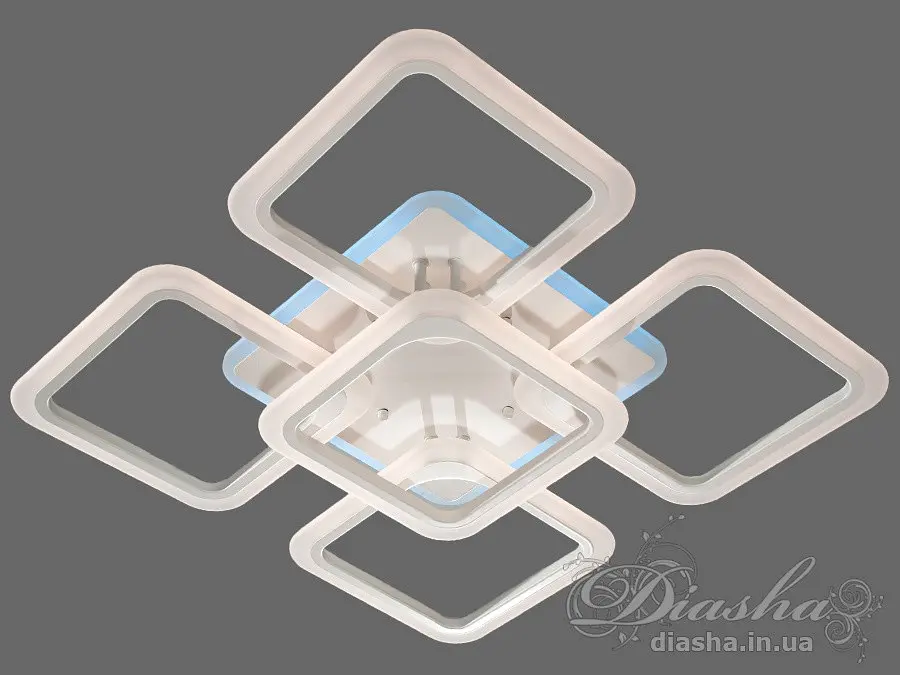 Світлодіодна люстра Diasha A8060/4+1WH LED RGB dimmer - фото 2