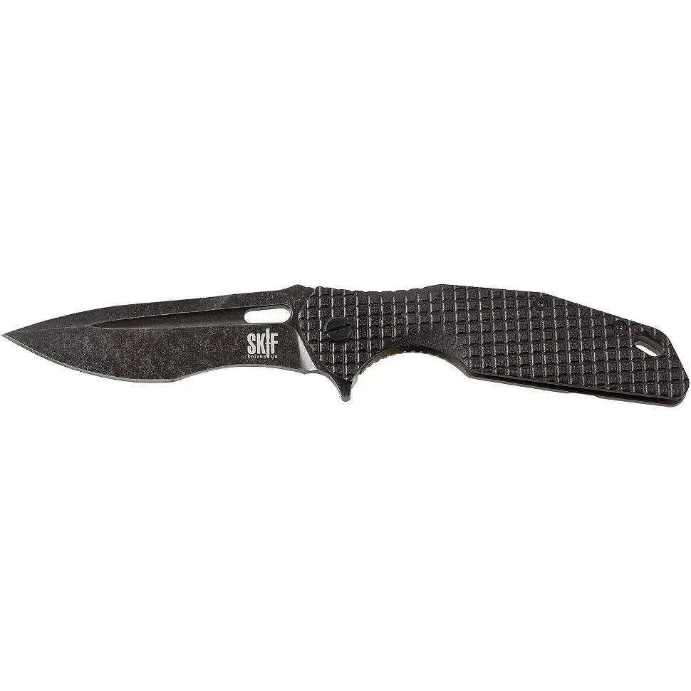 Ніж Skif Defender II Чорний Stonewash чорний 423SEB - фото 3