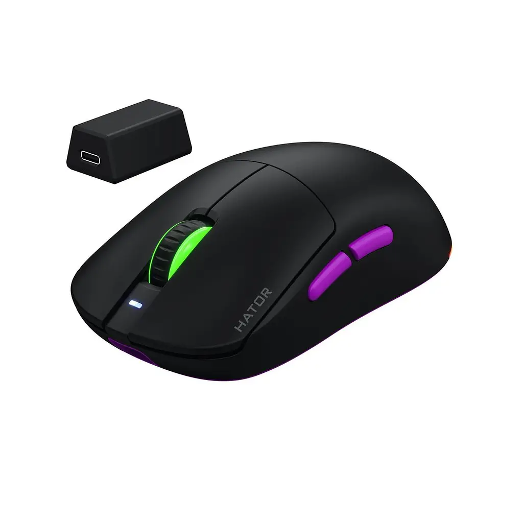 Миша бездротова Hator Quasar 3 Ultra 8K Wireless Чорний (HTM770) - фото 2