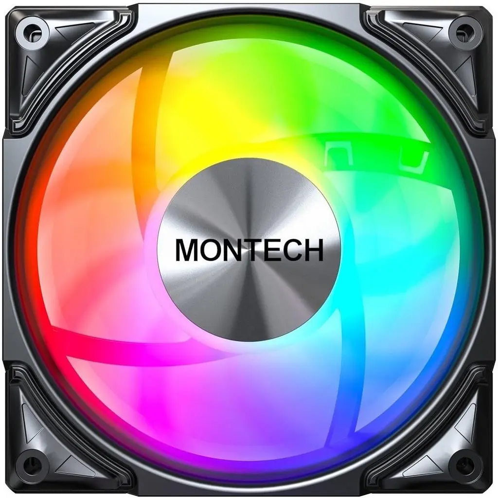 Вентилятор MONTECH 120MM METAL PRO 12 ARGB PWM BLACK (METAL PRO 12 ARGB PWM BLK) - фото 4