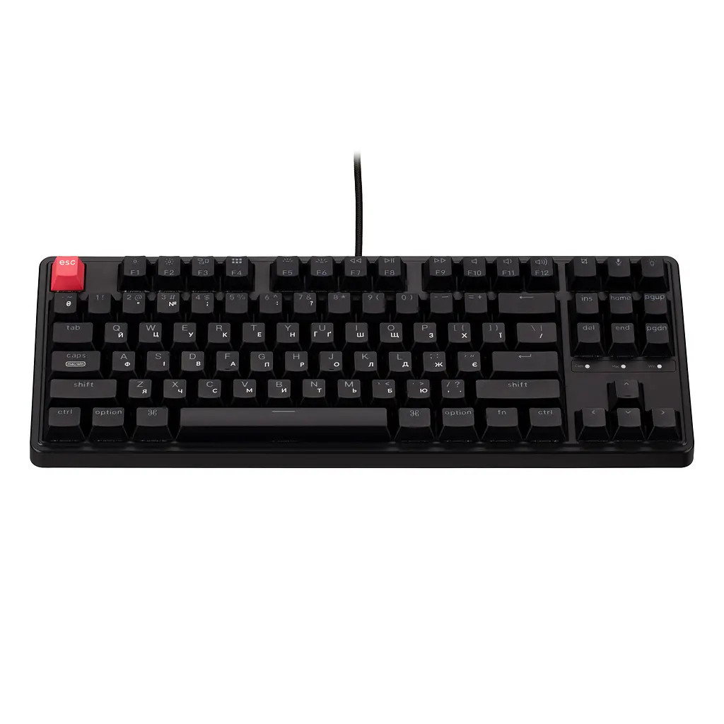 Клавіатура механічна C3 Pro V2 87Key, K pro Brown, USB-A, QMK, Hot-swap,8K, EN/UKR, RGB, чо Keychron teh0013919 - фото 5