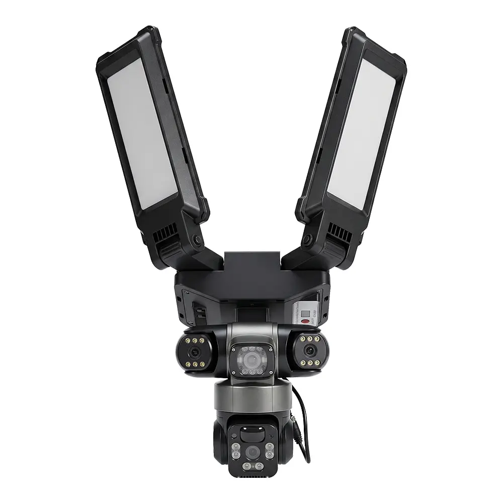 IP PTZ-відеокамера автономна з WiFi, прожектором та сонячною панеллю 3Mp+3Mp+3Mp Light Vision VLC-1223WIL/3C (Lamp+Solar) f=4mm, на акумуляторних батареях (75-00338) - фото 2