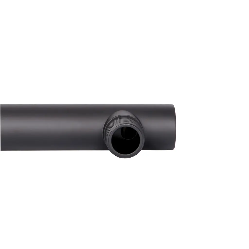 Кронштейн для верхнего душа Qtap Trubice 400 мм округлый QTTRU120BLM45927 Black matt Черный матовый - фото 3