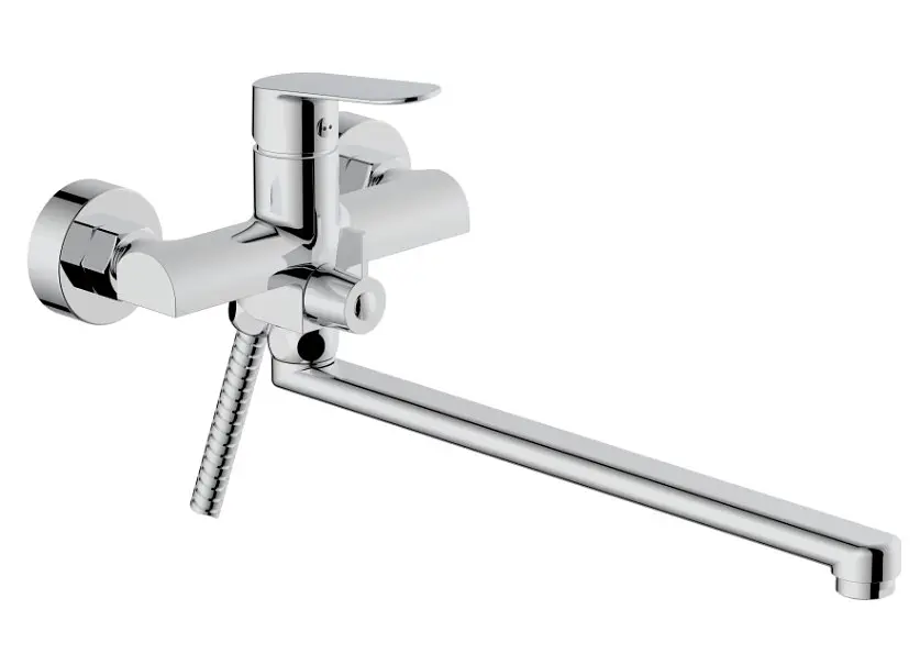 Змішувач для ванни Qtap Evia Chrome QTEVI260CRM47579