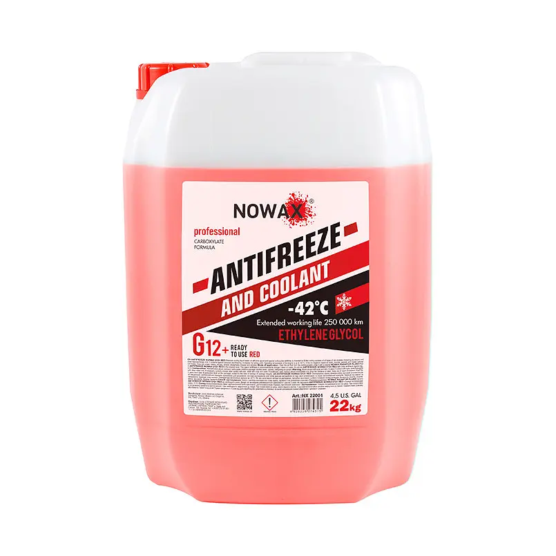 Антифриз Nowax Antifreezee G12+ Red готовый раствор 22 кг (NX22001) - фото 2