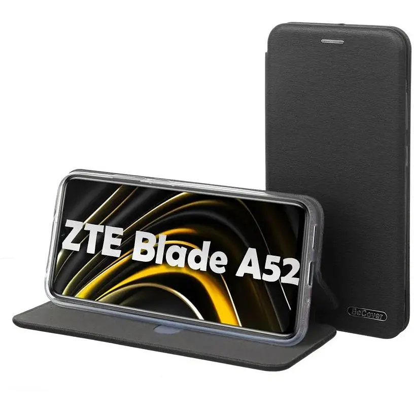 Чехол-книжка BeCover Exclusive для ZTE Blade A52 Black (709070) - фото 1