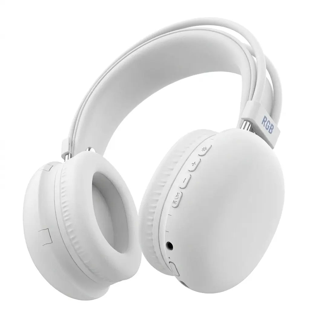 Бездротові навушники PG 830 RGB Bluetooth гарнітура з мікрофоном накладні білий - фото 3