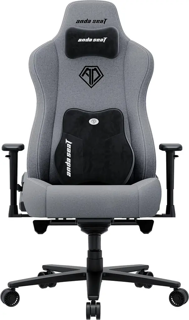 Ігрове крісло Anda Seat Novis Plus Fabric Grey Size XL (AD23YC-XL-01-G-F-G04) - фото 2