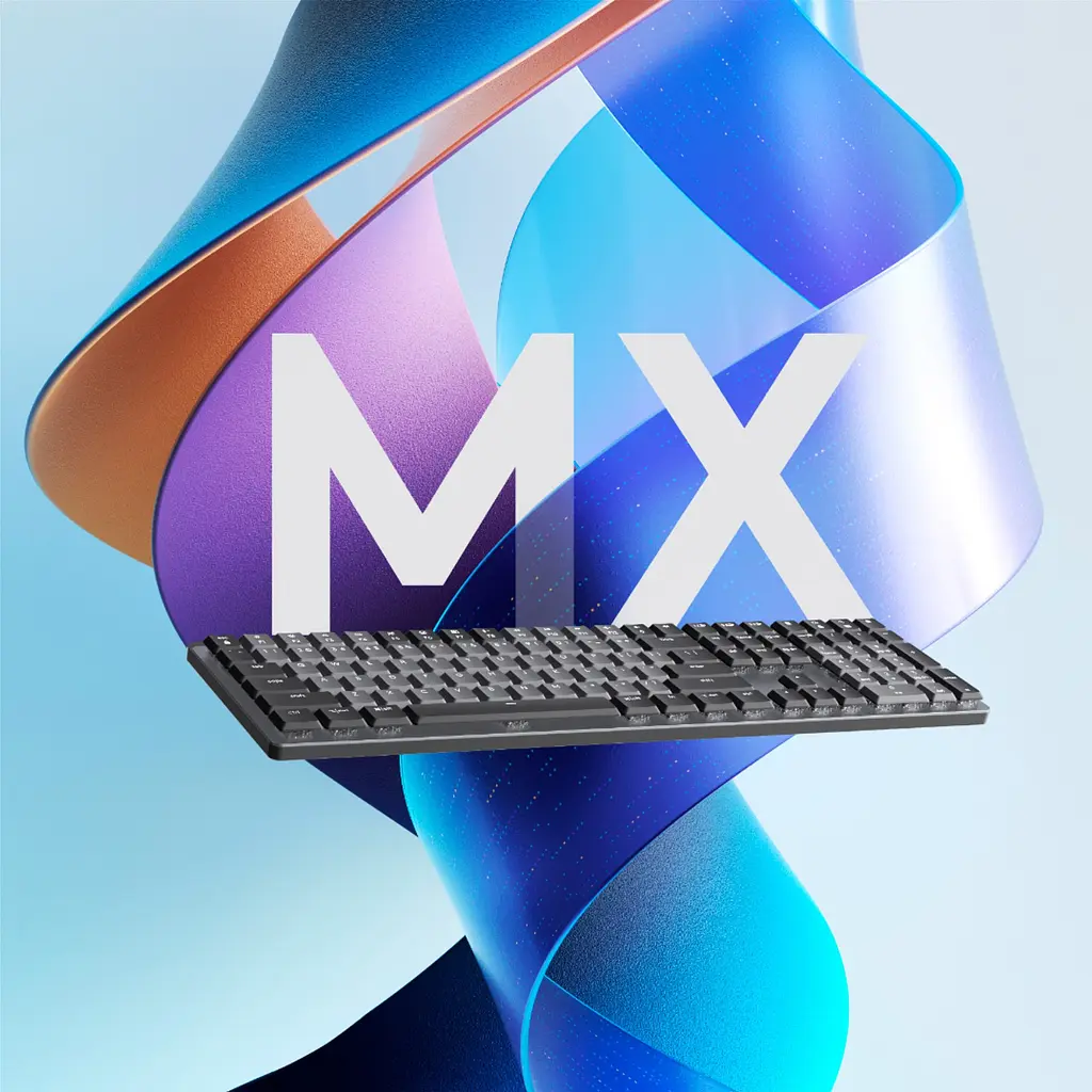 Клавіатура Logitech MX Mechanical Wireless Illuminated Performance Graphite Clicky (920-010759) [81158] - фото 3