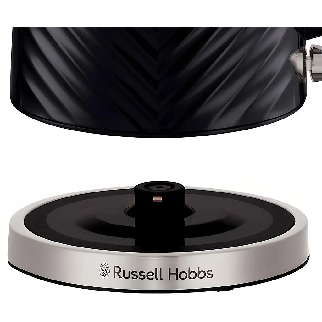Електрочайник Russell Hobbs Groove Black 1.7 л чорний (26380-70) - фото 3