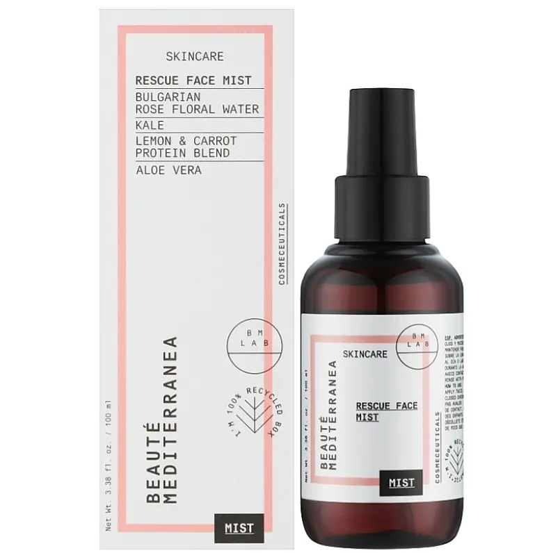 Міст для обличчя з антиоксидантним ефектом Beaute Mediterranea Rescue Face Mist 100 мл - фото 2