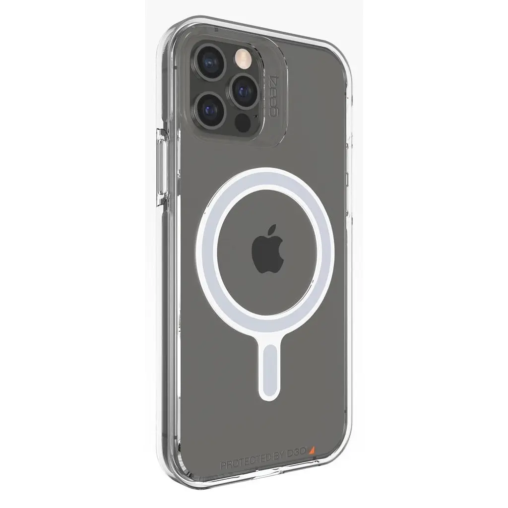 Чохол прозорий протиударний Gear4 Crystal Palace MagSafe для Apple iPhone 12 Pro (6.1") Clear - фото 10