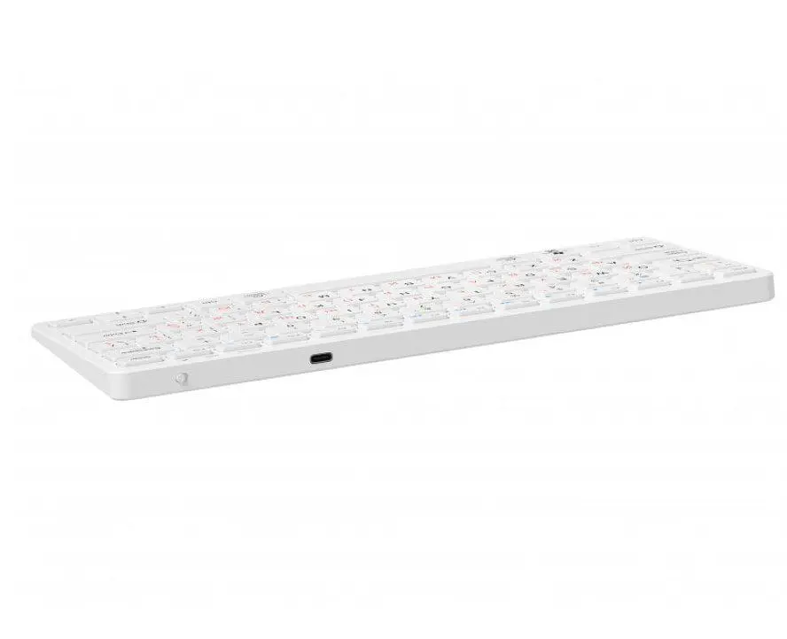 Клавиатура беспроводная Maxxter KBWC01S 2.4G Wireless Silver - фото 3