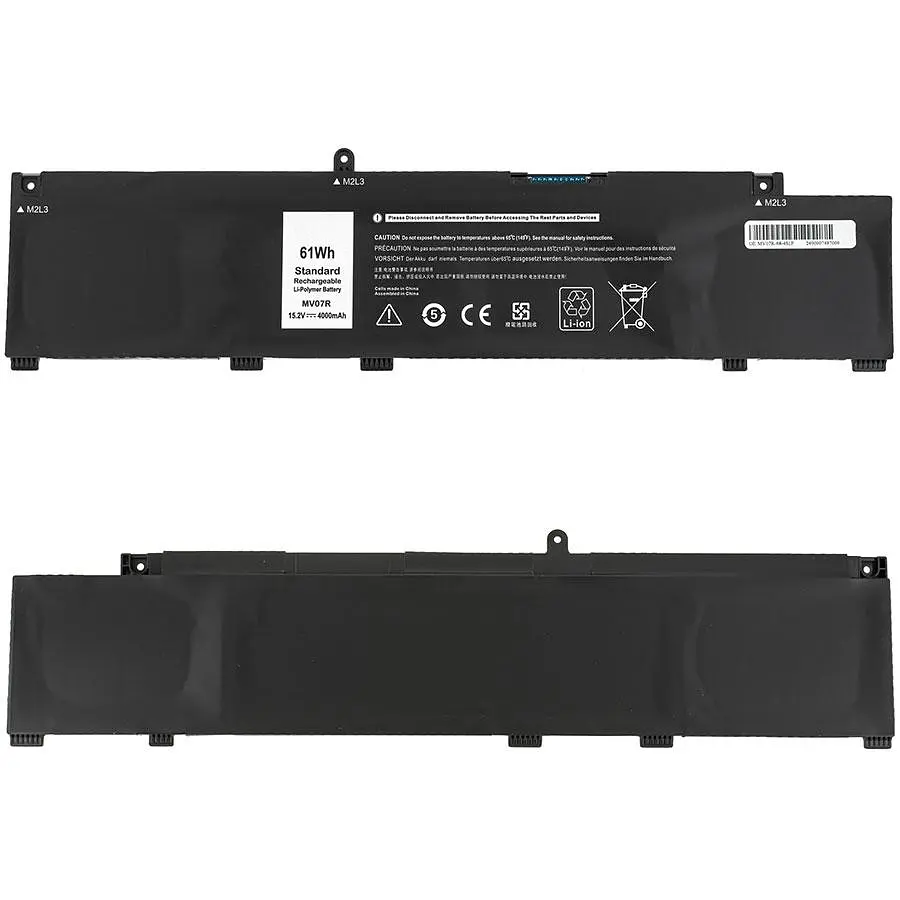 Батарея для ноутбука Dell MV07R (G3 15 3500 G5 5590 G5 5500 G5 5505 G7 7590 G7 7790 G3 3590) 15.2V 400mAh 61Wh Чорний - фото 2