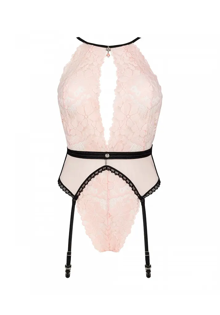 Боді Obsessive Lilines L/XL рожевий - фото 7
