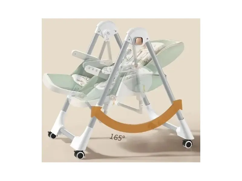 Стільчик-шезлонг для годування 2 в 1 Kidilo BabyChair Z901 Grey - фото 9