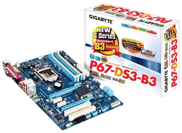Материнська плата Gigabyte GA-P67-DS3-B3 LGA 1155 (GA-P67-DS3-B3) Б/В - фото 3