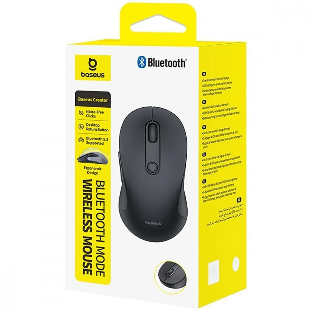 Бездротова Комп'ютерна Миша Baseus F02 Ergonomic Wireless Mouse (without Battery), в асортименті - фото 3