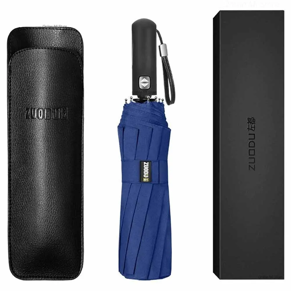 Парасолька складна автоматична Xiaomi Zuodu (ZD001) Blue - фото 3