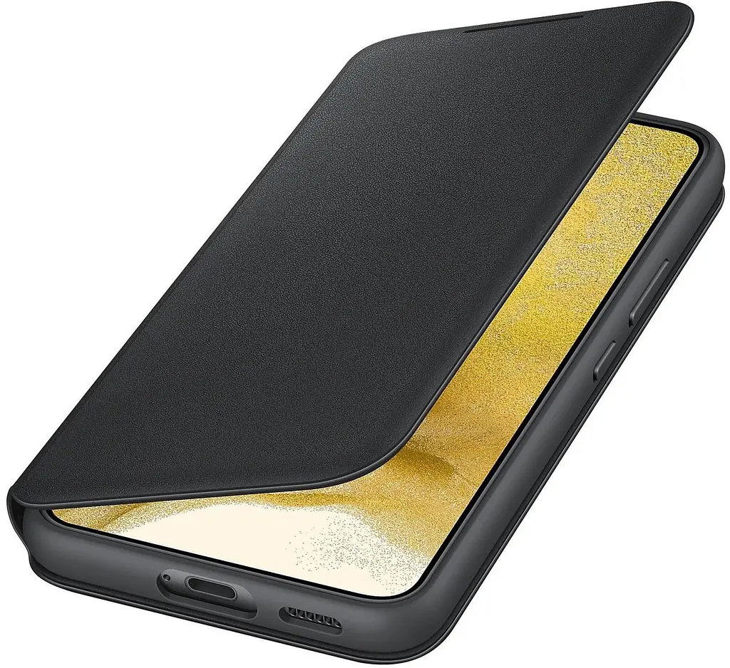 Оригінальний чохол-книжка Smart LED View Cover для Samsung Galaxy S22 Чорний (EF-NS901PBEGRU) - фото 7