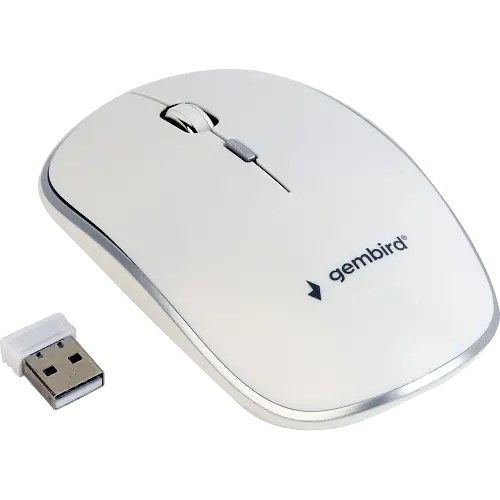 Миша бездротова Gembird MUSW-4B-01-W White - фото 2