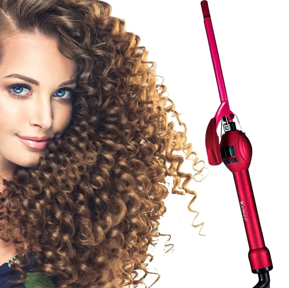 Щипці для завивки волосся Kemei KM-1023, 9 мм - фото 5