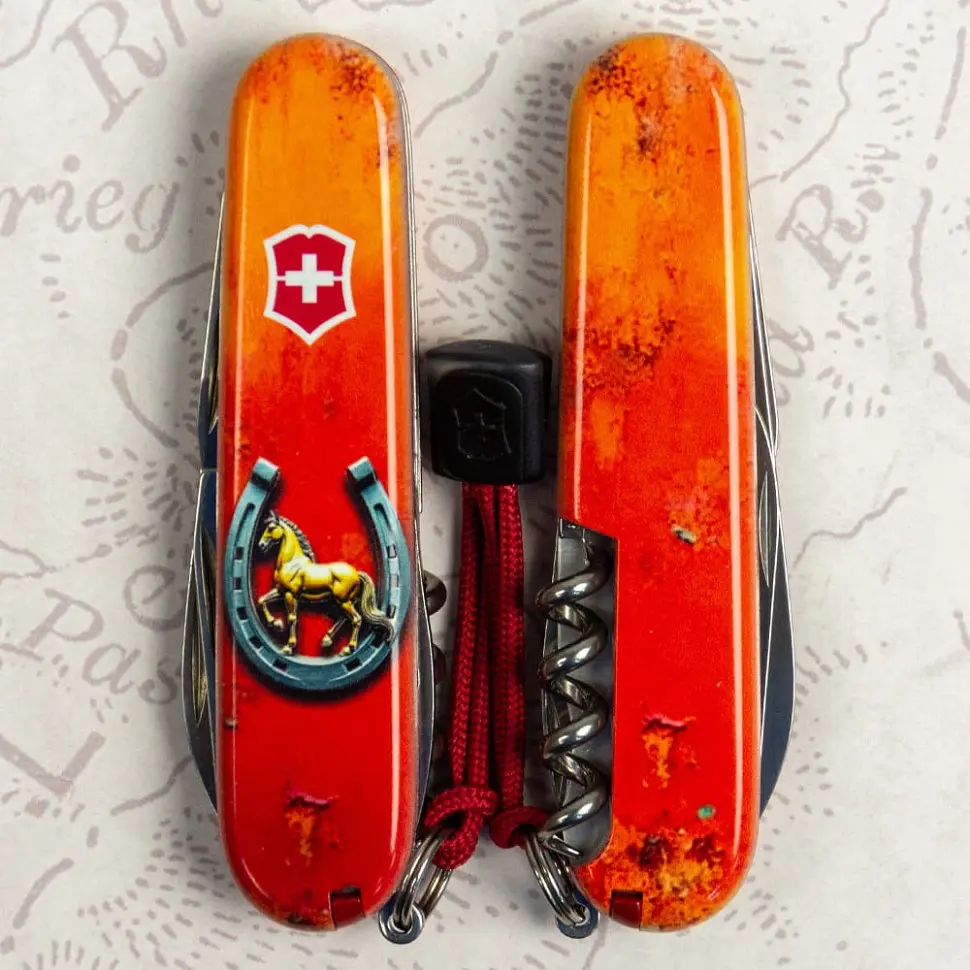 Складаний ніж Victorinox SPARTAN ZODIAC 3D Щаслива підкова 1.3603.Z5260hk - фото 6