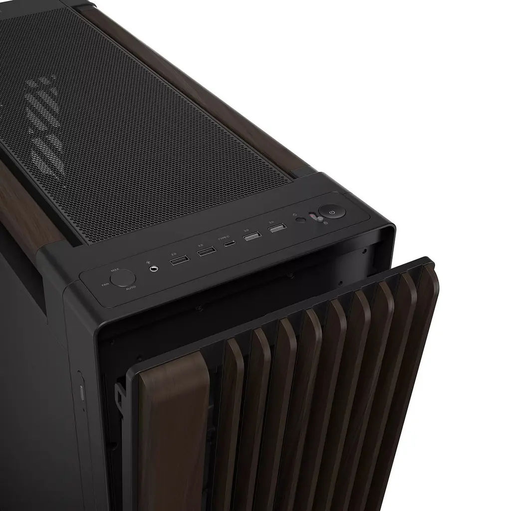 Корпус Asus ProArt PA602 Walnut Wood Edition - Metal Panel без БЖ (90DC00J0-B09040) Modern Black - фото 10