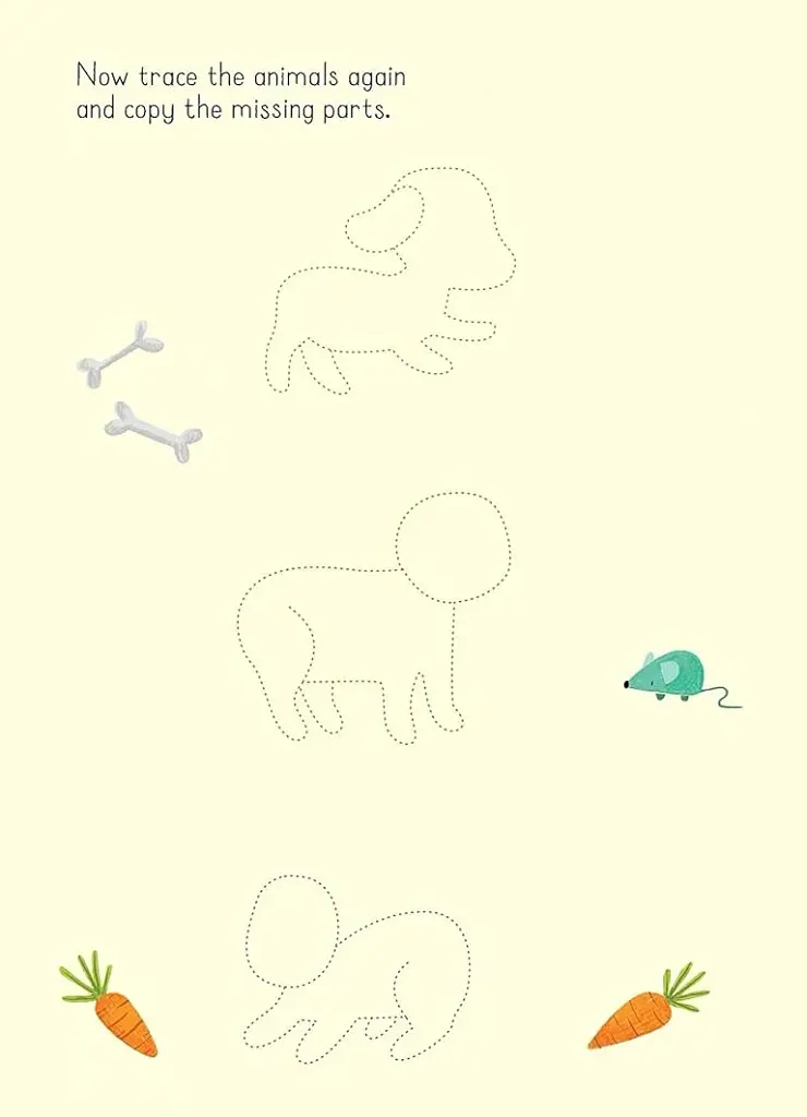 Animals to Copy and Trace. Little Wipe-Clean - фото 6