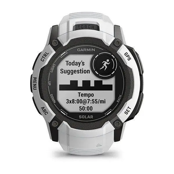 Смарт-часы Garmin Instinct 2X Solar Whitestone (010-02805-14/04) - фото 6