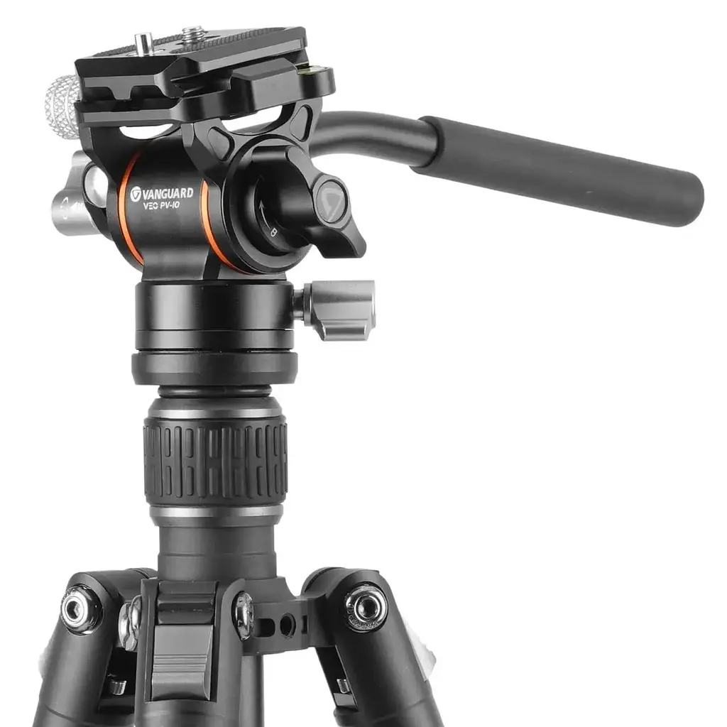 Штатив карбоновий Vanguard Vesta Go 234CV10 з відеоголовкою PV-10, Arca-Swiss, висота 151 см, навантаження до 5 кг - фото 9