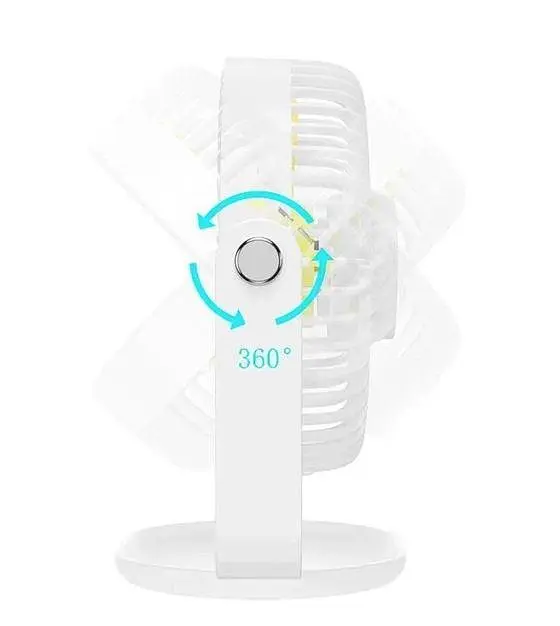 Вентилятор портативный Hoco F14 multifunctional powerful desktop fan - фото 6