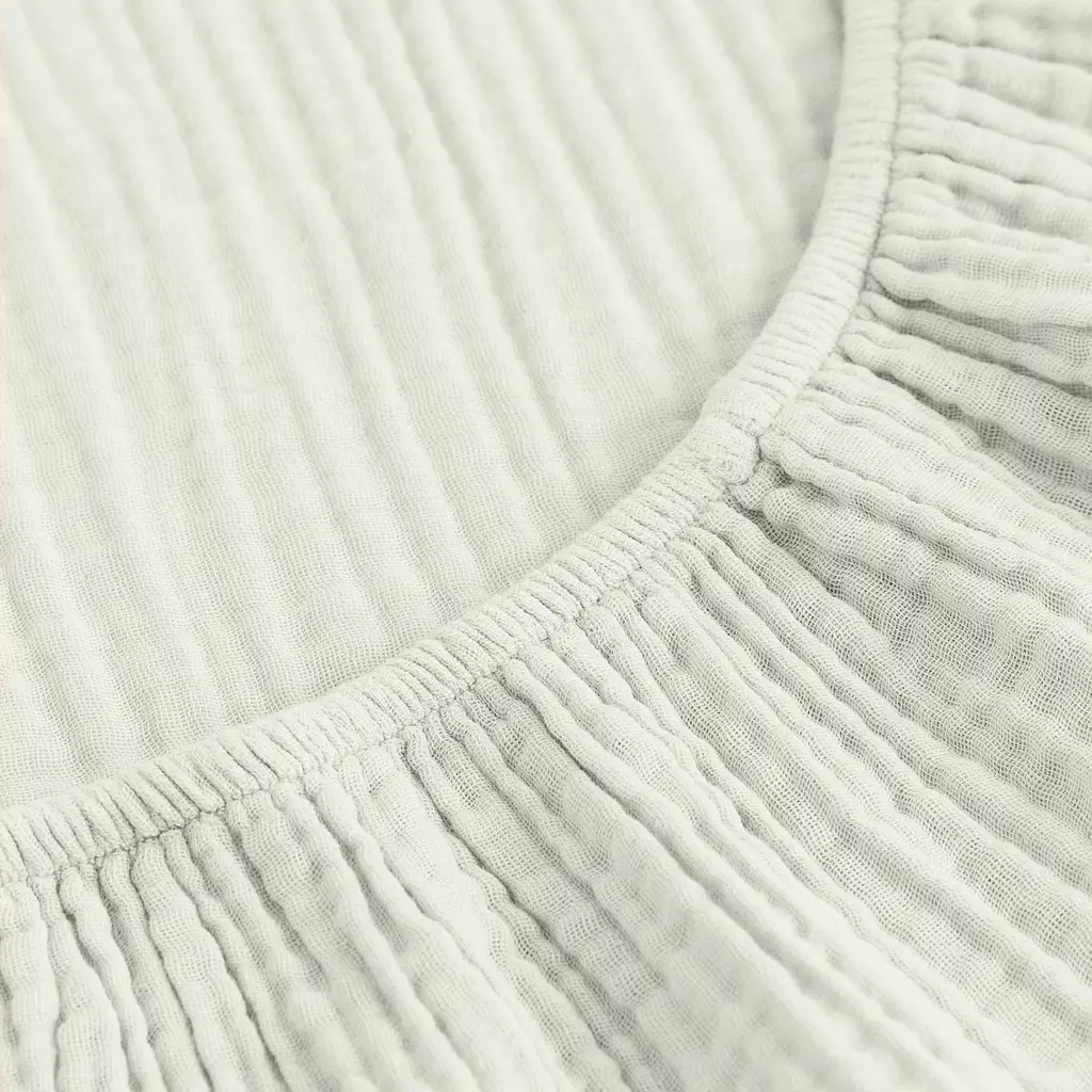 Простирадло на резинці муслін Cosas Vanillacream 200х200х20 см (02Muslin_VanillaCream_200x200x20) - фото 4