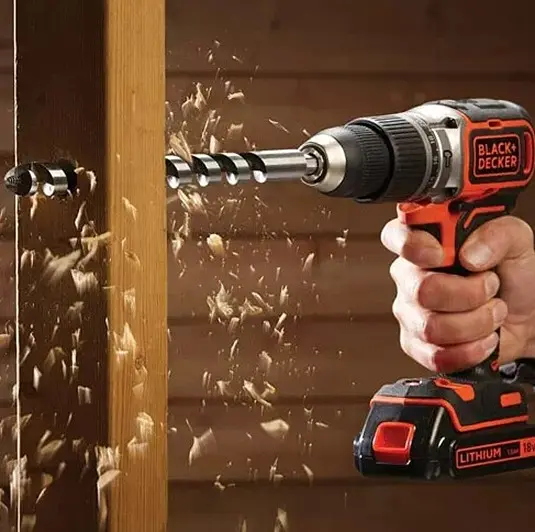 Акумуляторний дриль-шурупокрут Black+Decker з АКБ та ЗП BL188KB - фото 5