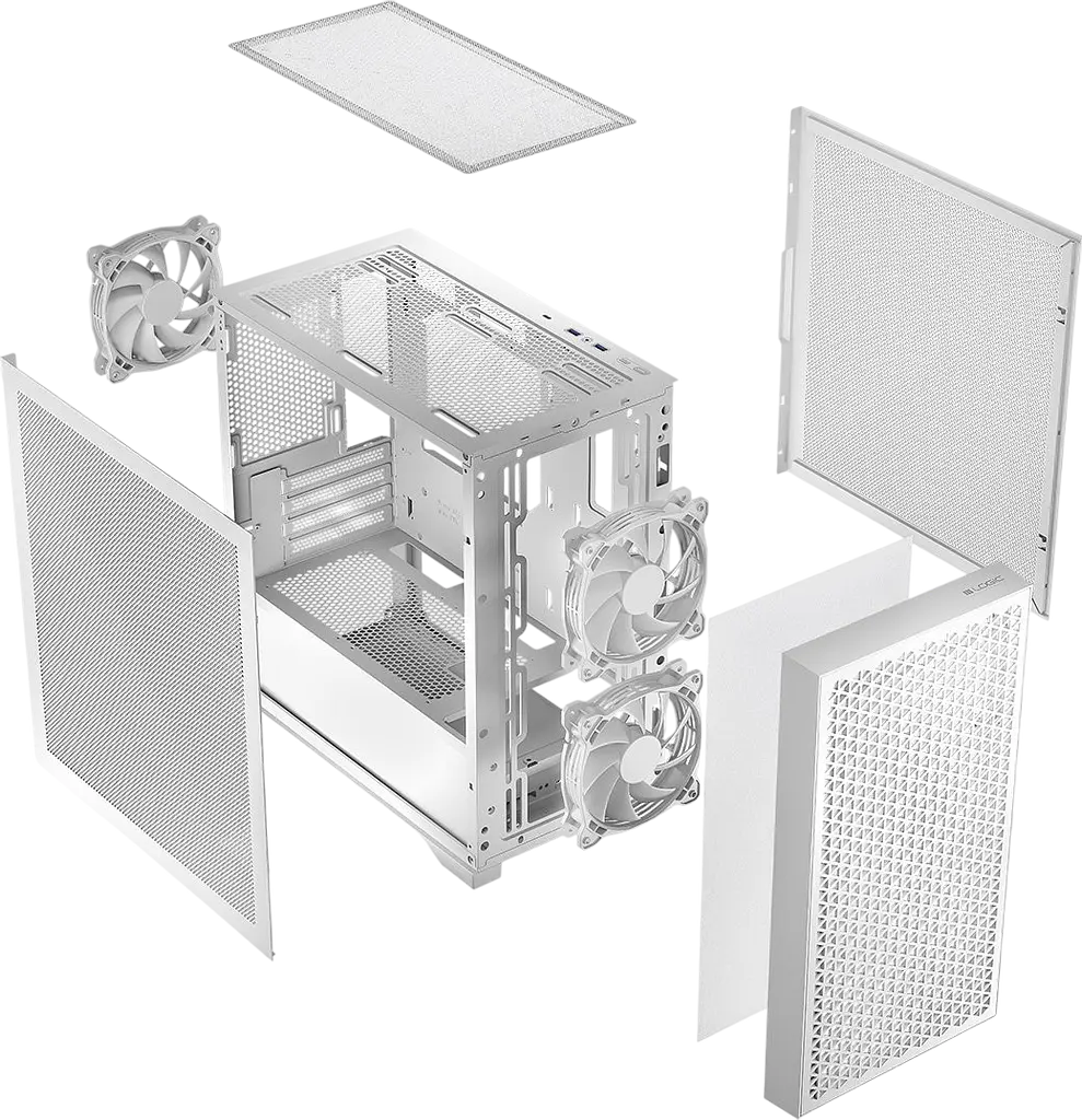 Корпус LogicConcept Dart Pro Mini White (AM-DART-PRO-0000-20) - фото 5