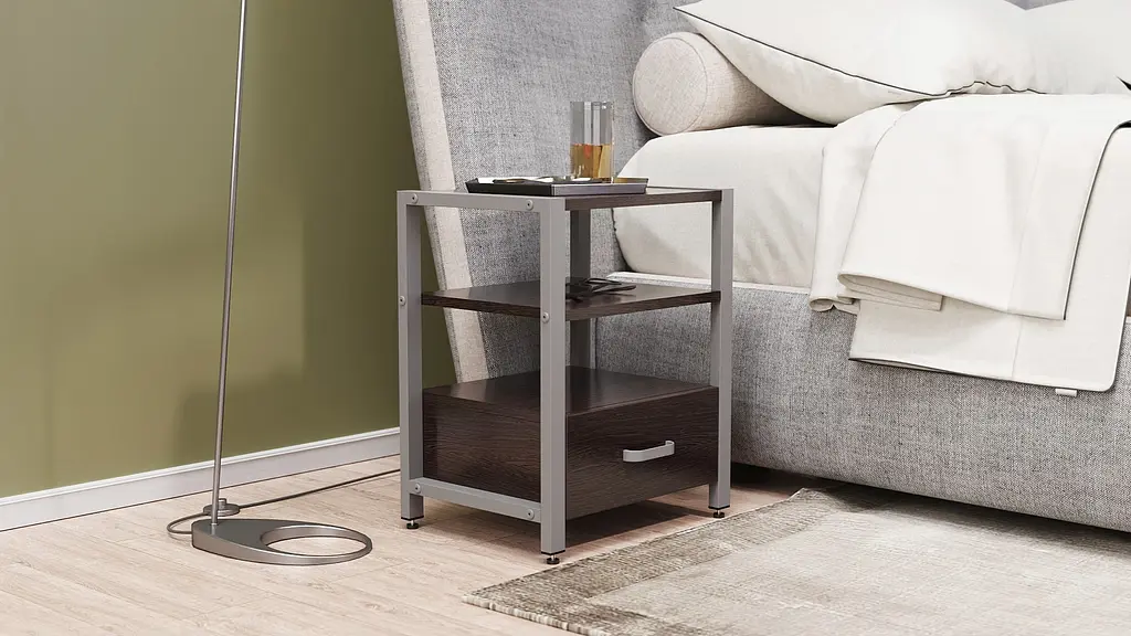 Тумба универсальная Ferrum-decor Вивьен 1/1 50x41x40 серый ДСП Венге 16мм (FRD-106184) - фото 7