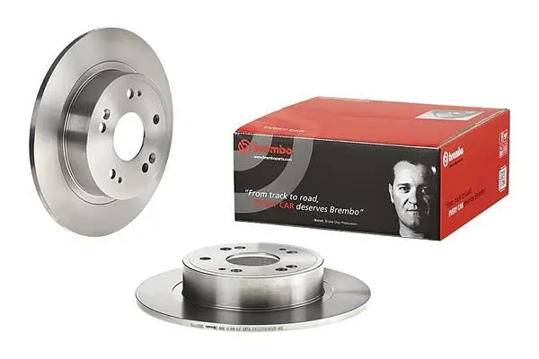 Диск гальмівний невентильований Honda Accord VIII-IX, Vezel 05-25р Brembo (08.B271.10) - фото 2