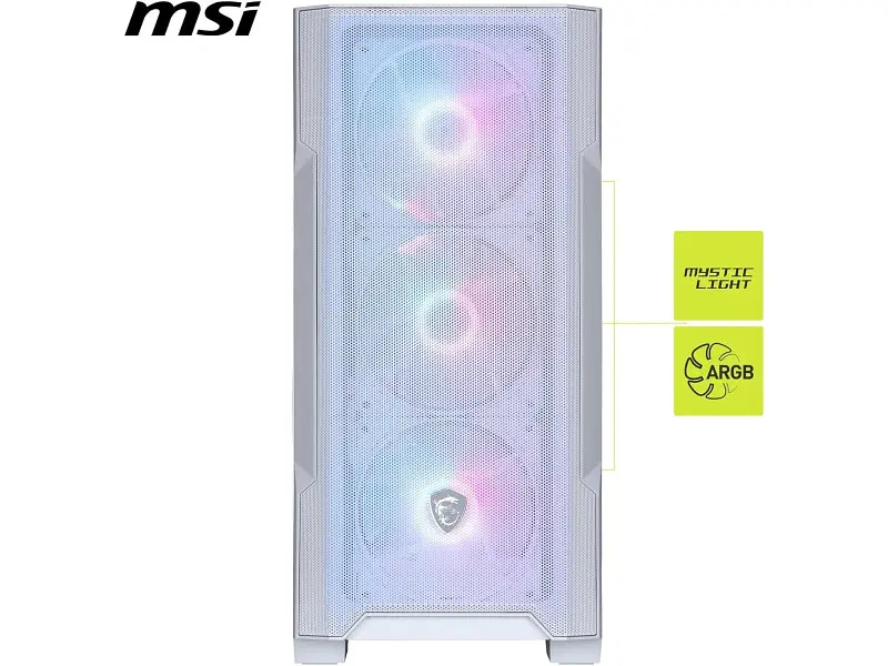 Корпус MSI MAG Forge M100R White - фото 4