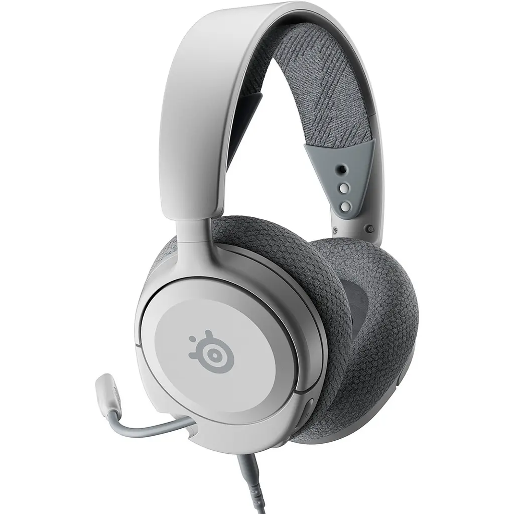 Навушники дротові - ігрова гарнітура SteelSeries Arctis Nova 1 MultiPlatform білі (SS-61607)