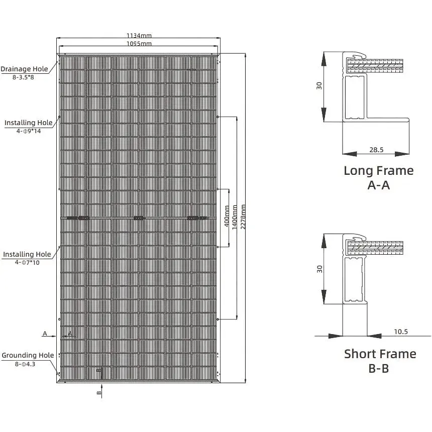 Солнечная панель GCL Group 590W GCL-NT10/72GDF [157534] - фото 2