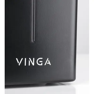Пристрій безперебійного живлення Vinga LED 800VA metal case (VPE-800M)  - фото 6