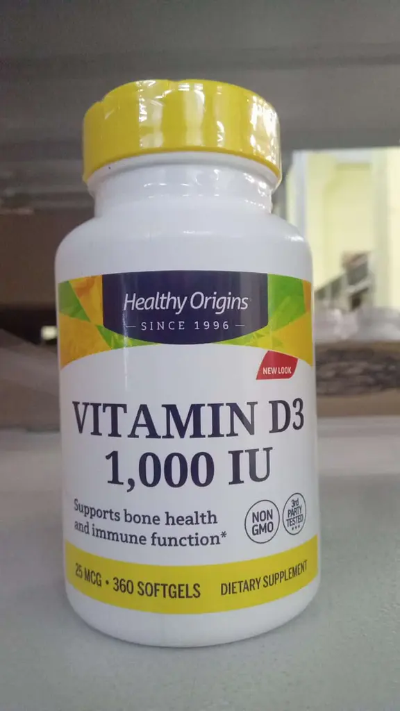 Вітамін D3 у маслі МСТ, Vitamin D3 in MCT Oil, 1000 МО, 360 гелевих капсул Healthy Origins vit0001566