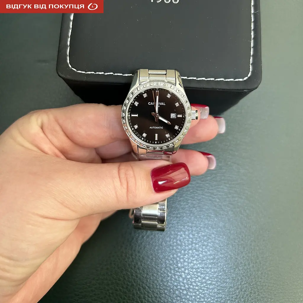 Годинник Carnival Luiza Black - фото 20