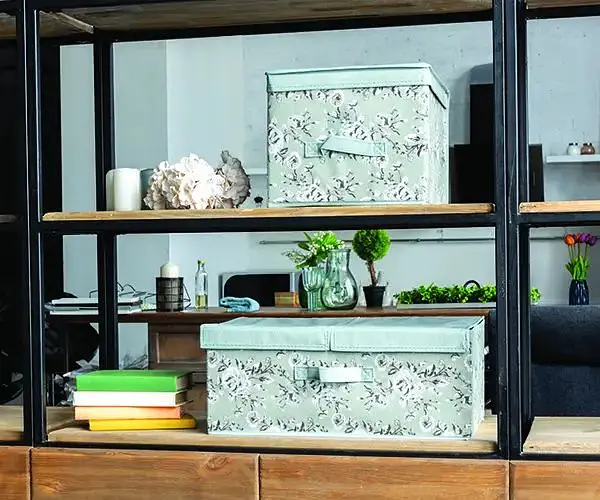 Короб для хранения Handy Home Прованс, 30x40x25 см, оливковый (ESH27) - фото 2