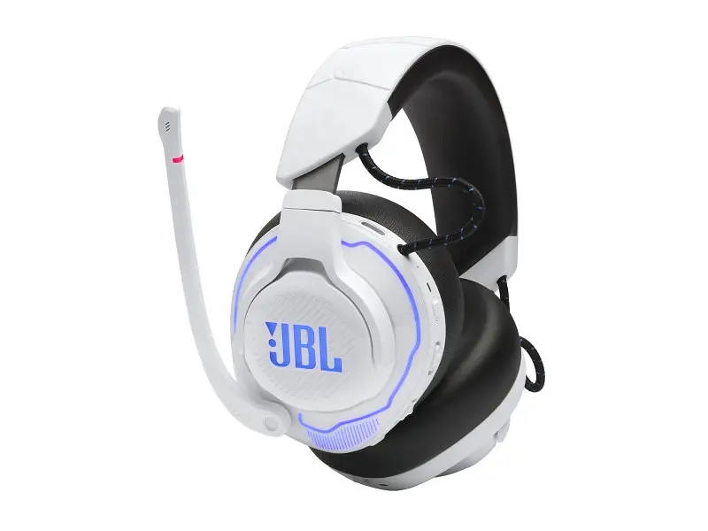 Навушники з мікрофоном JBL Quantum 910P Console Wireless (jblQ910PWLWHTBLU) - фото 11