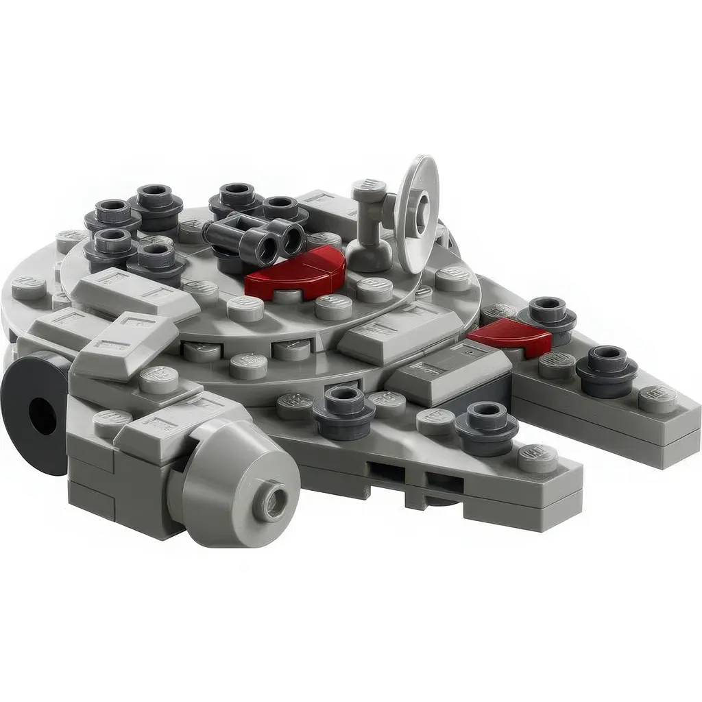 Конструктор LEGO Star Wars Минимодель Сокол тысячелетия 74 детали (30708) - фото 4
