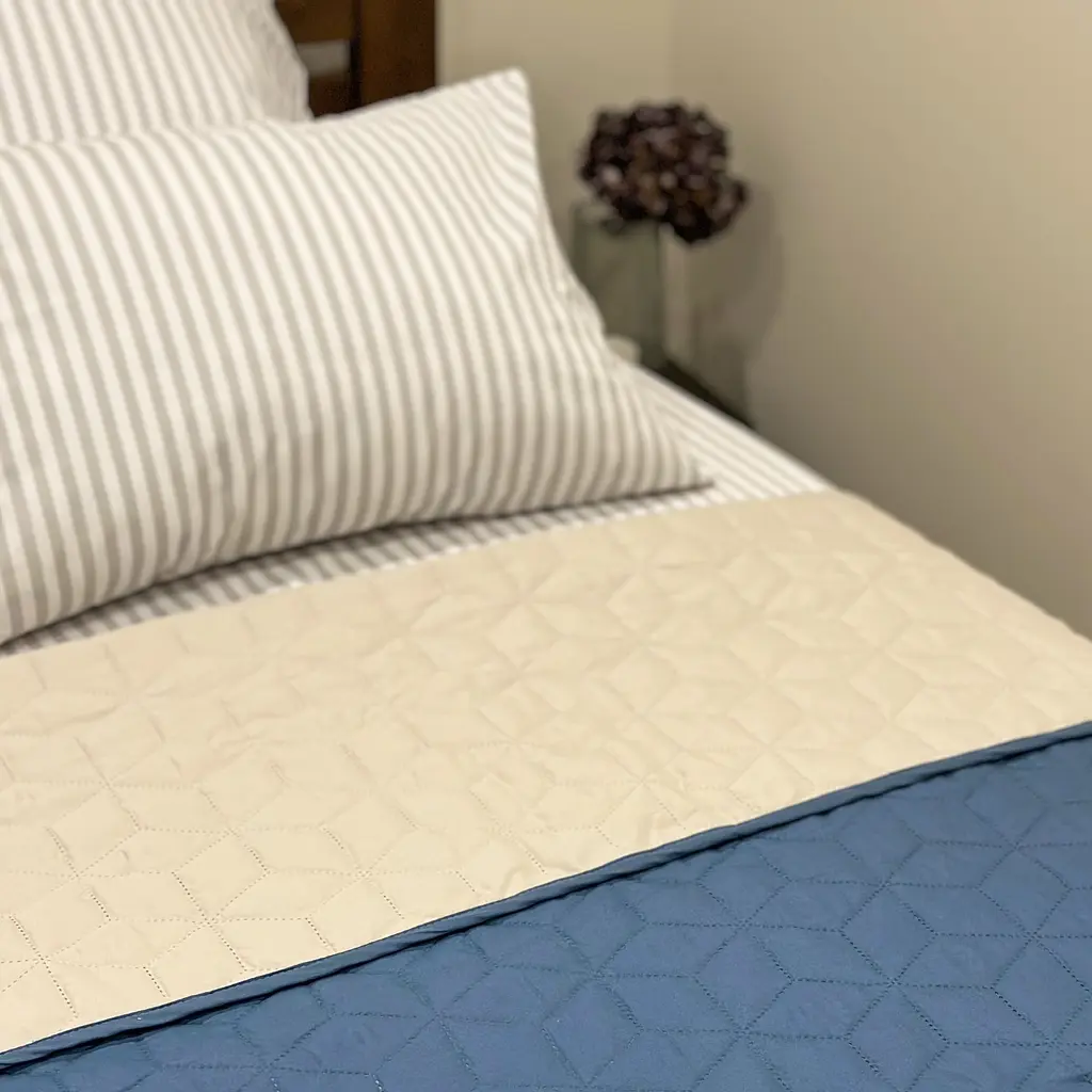 Покривало декоративне LeLit бежеве з бірюзовим 210х215 см (le2000000297880) - фото 6