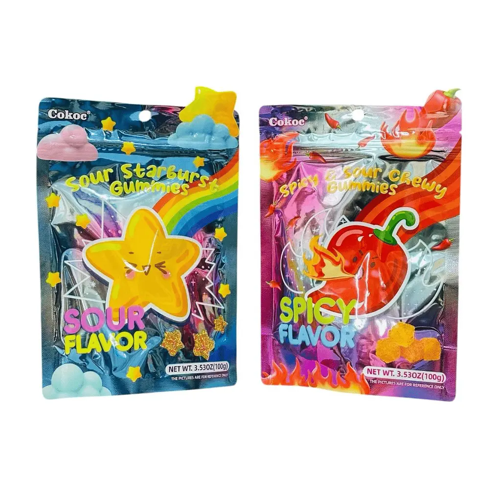 Жувальні цукерки Cokoc Spicy Sour Chewy Gummies 100г - фото 4