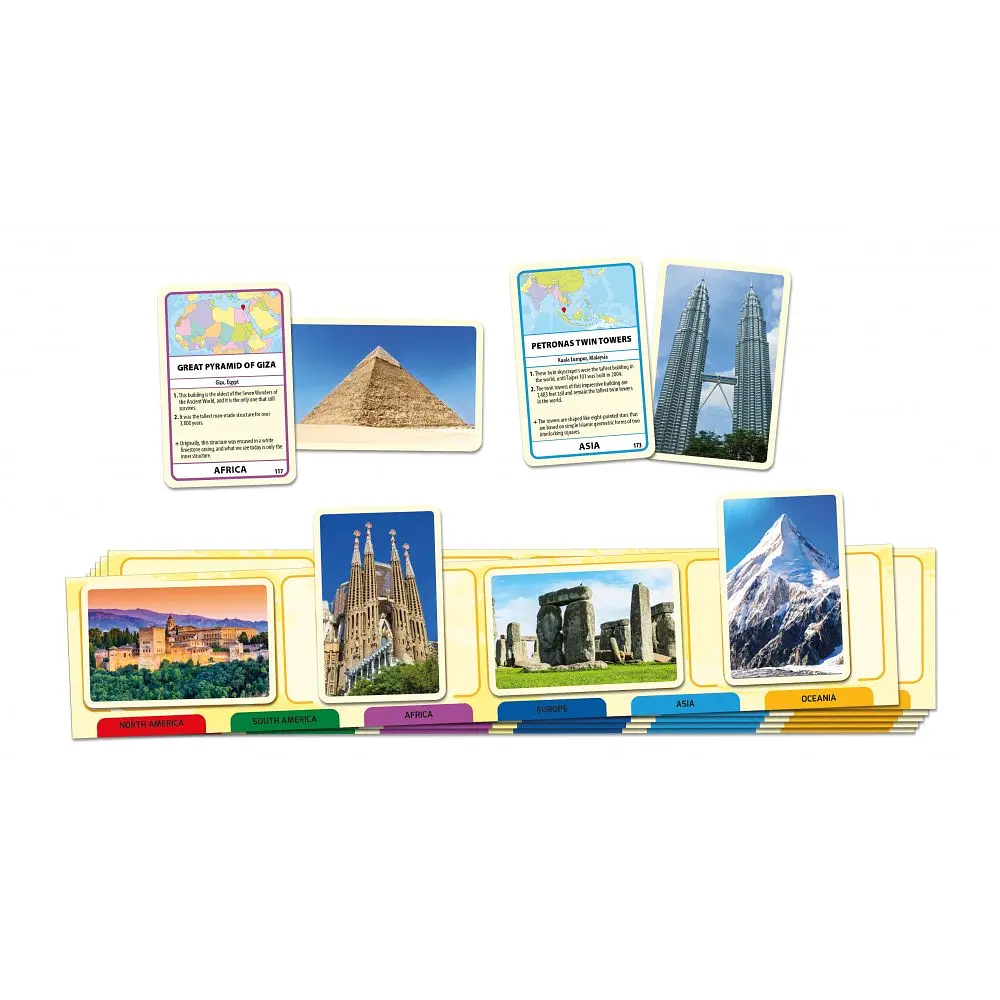 Настольная игра Tactic Чудеса света, англ. язык (55835) - фото 2