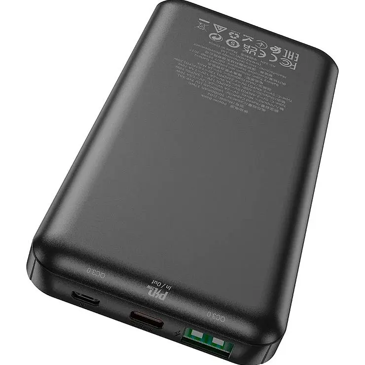 Зовнішній акумулятор Hoco J102 Cool Figure 10000mAh 20W Black [101320] - фото 3